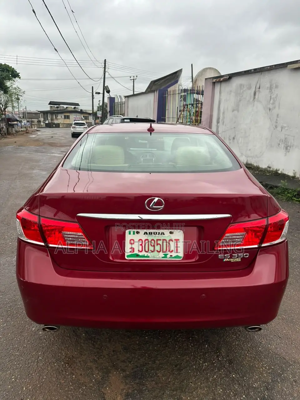 Lexus ES 350 2011 Red