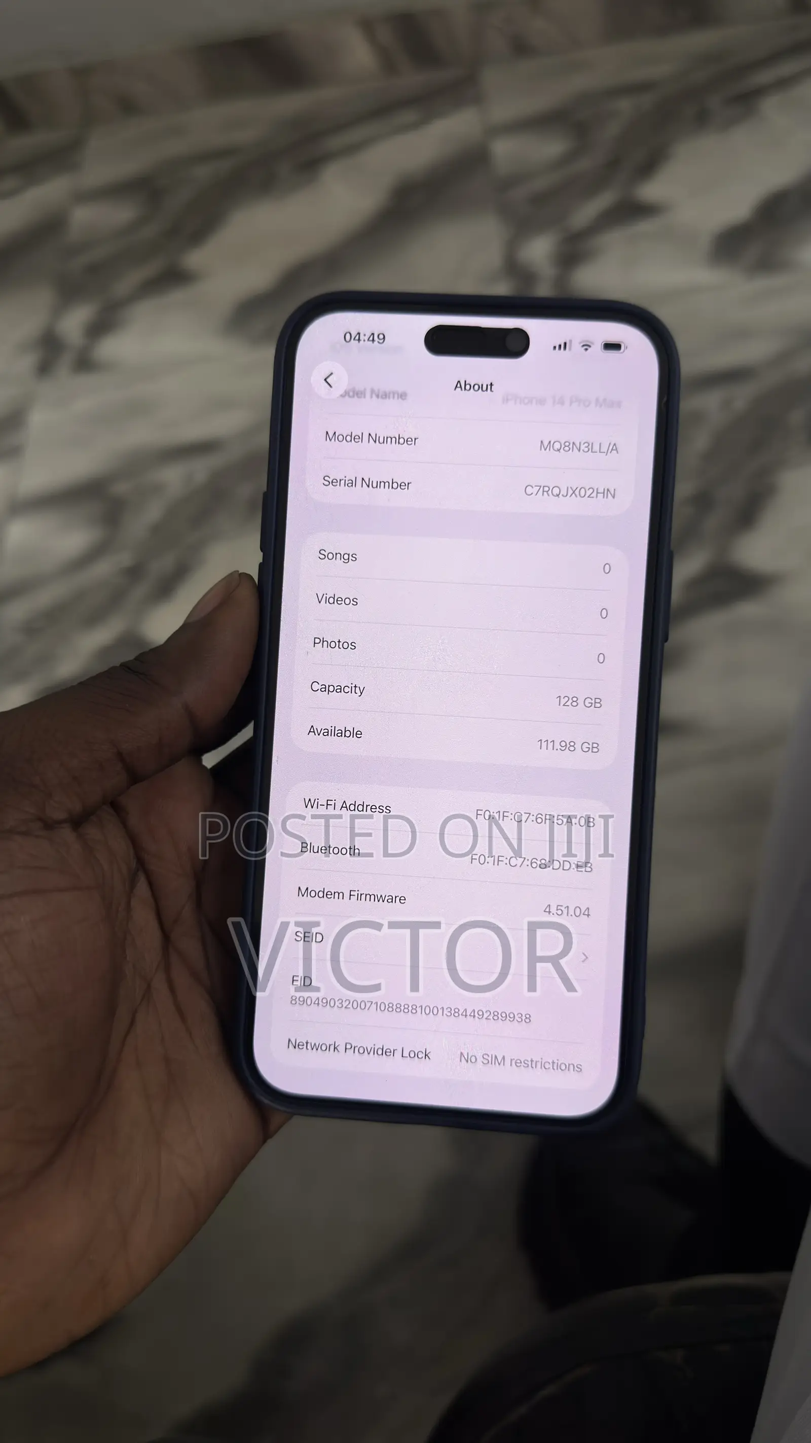 Apple iPhone 14 Pro Max 128 GB Black