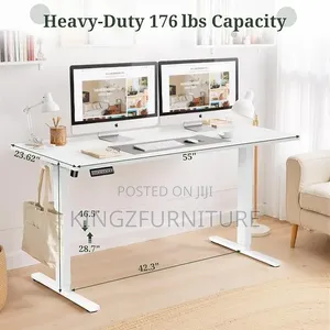 Modern Adjustable Home Office Desk 160x70 Cm