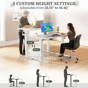 Modern Adjustable Home Office Desk 160x70 Cm