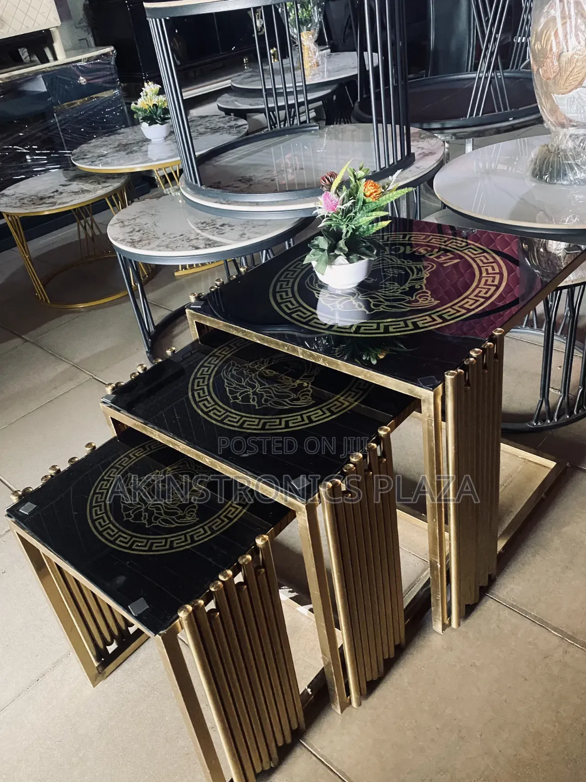 Side Stool Set