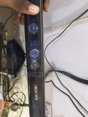 Xbox 360 With Kinect Sensor and Controller and Two Games