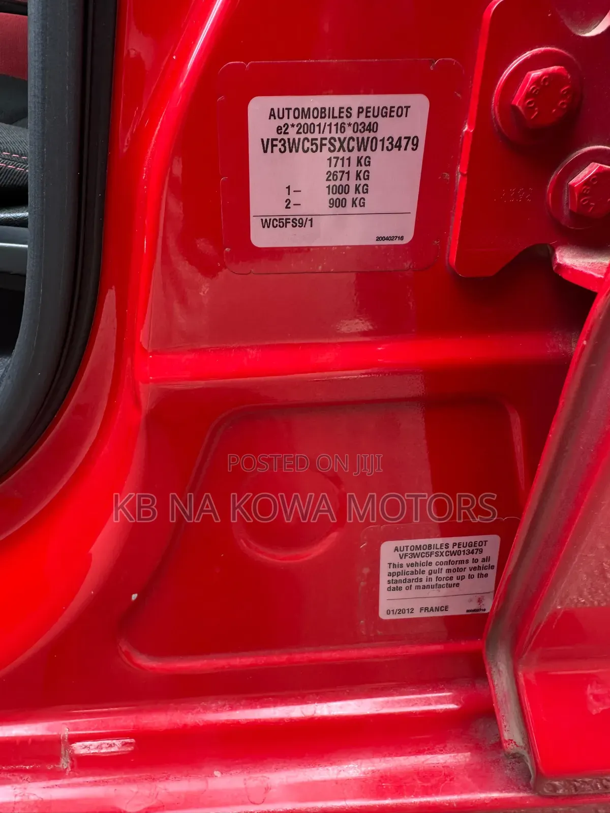 Peugeot 207 2004 Red