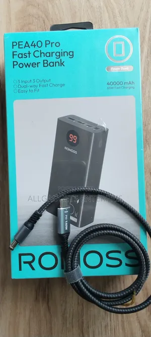 Romosss 65w 40000mah Laptop Power Bank
