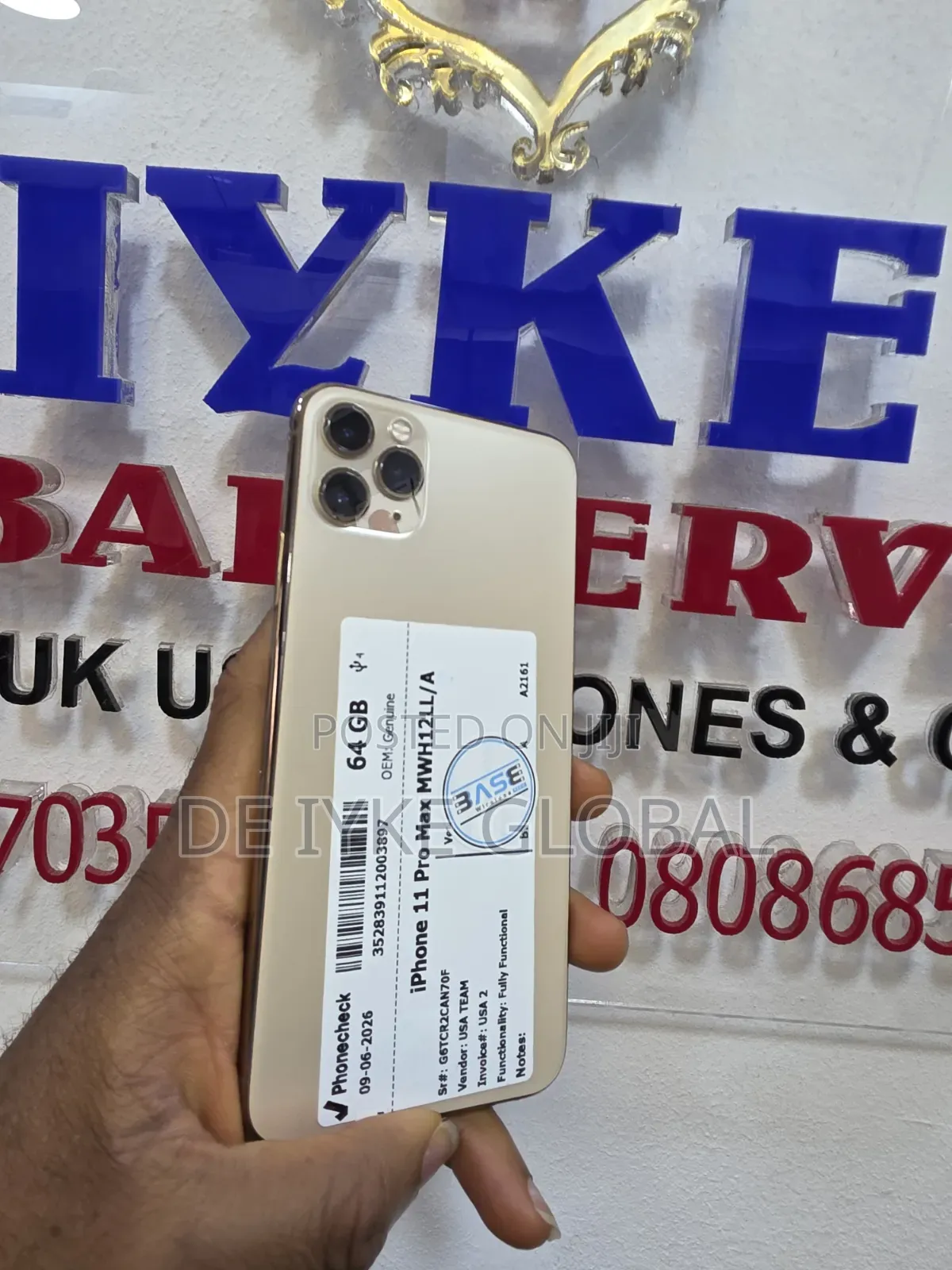 Apple iPhone 11 Pro Max 64 GB Gold