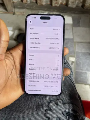 Apple iPhone 14 Pro Max 128 GB Black