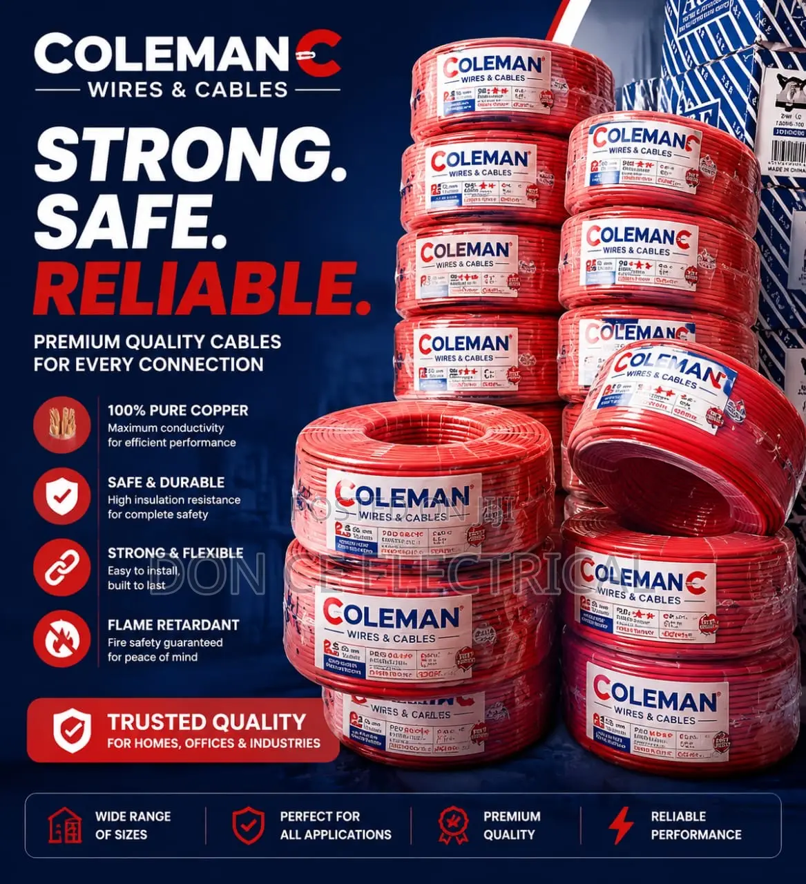 4mm Single Coleman Cable