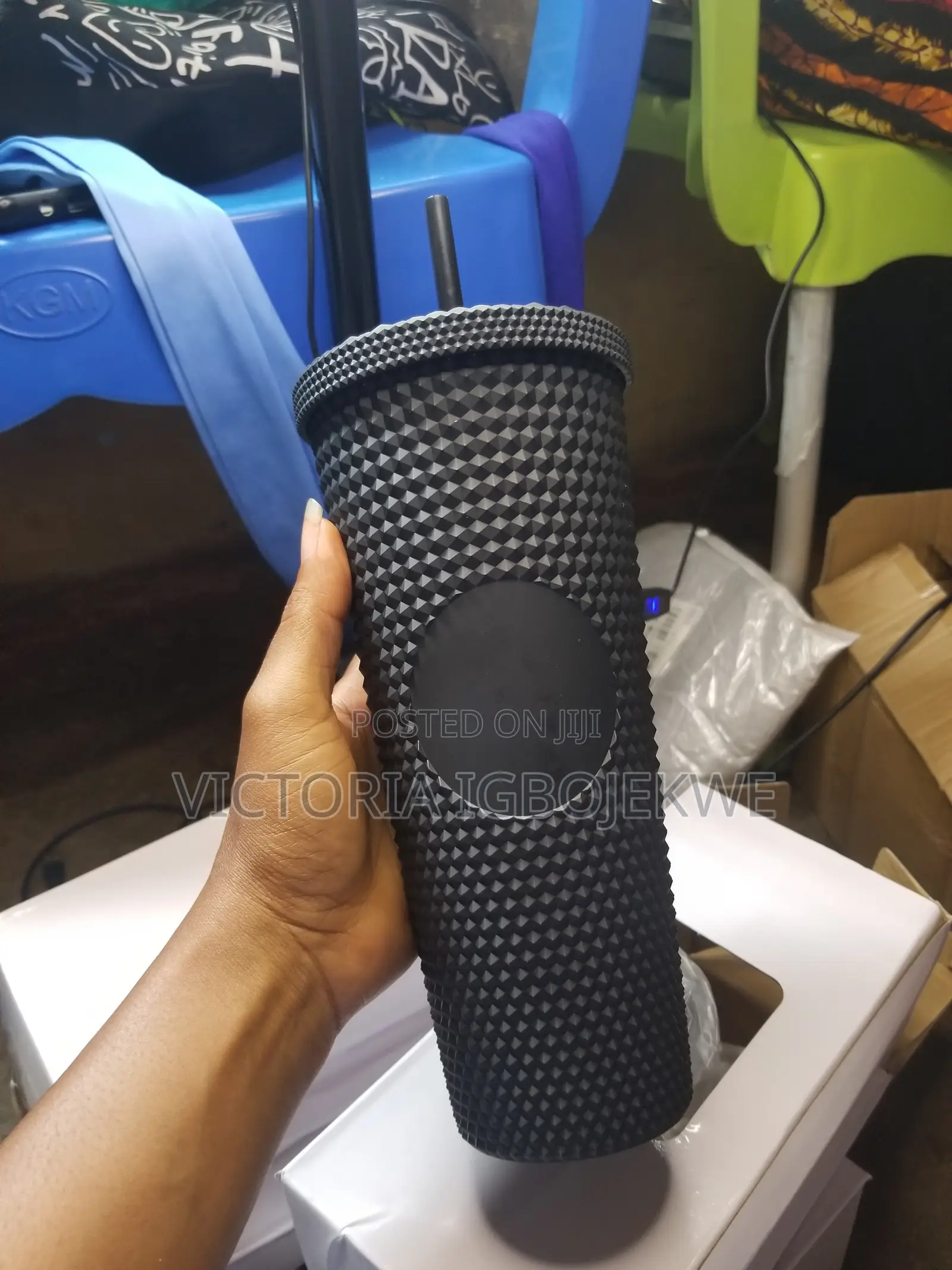 Big Cup With Straw