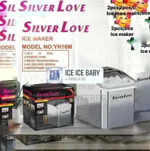 Silver Love Ice Cube Maker