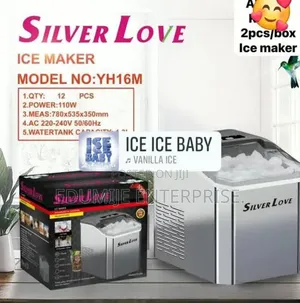 Silver Love Ice Cube Maker