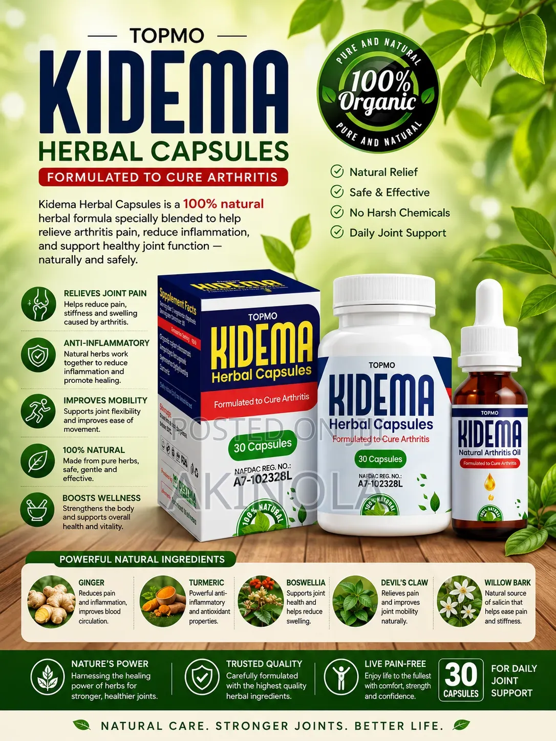 Kidema Herbal Capsule and Oil