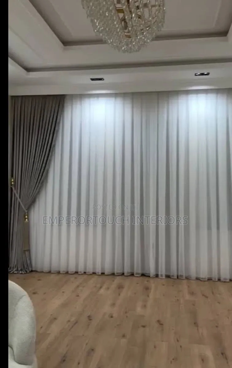 Light Beige American Curtains
