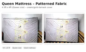 Bed (Patterned) — Queen Mattress