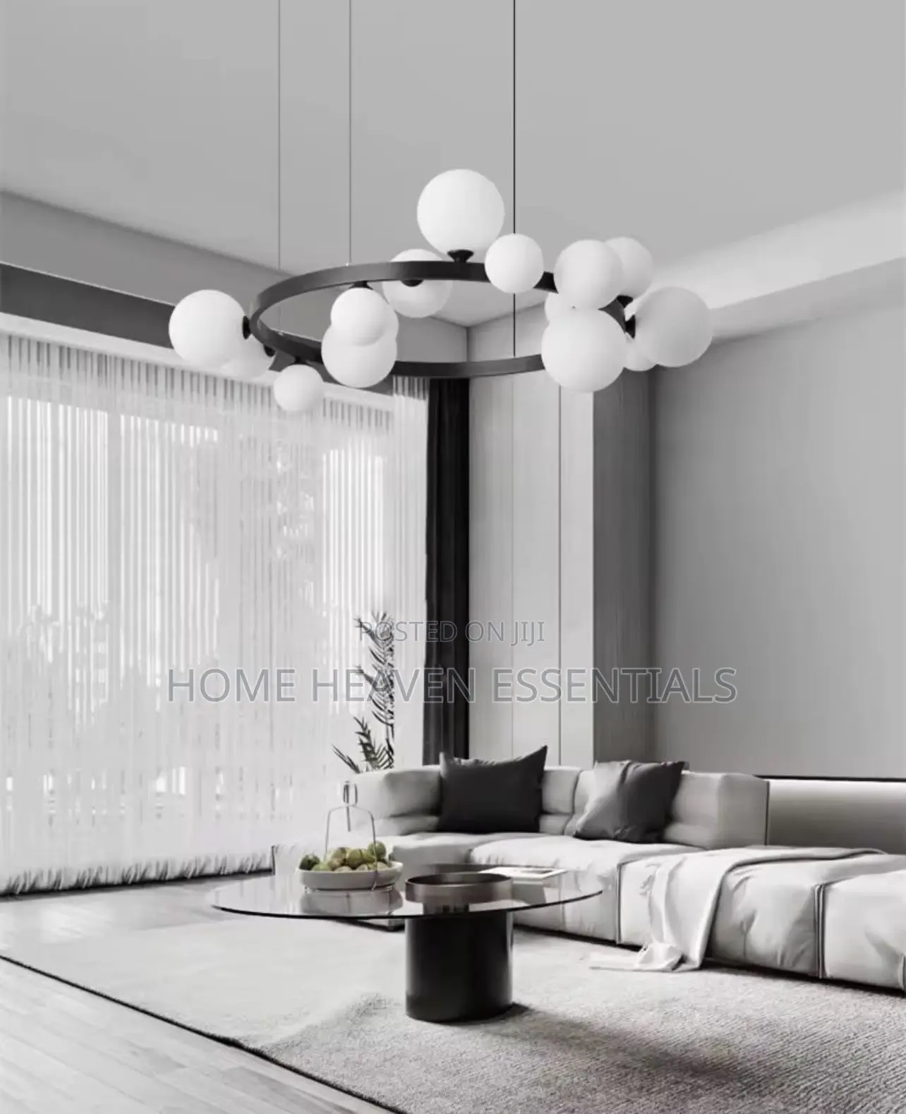 Luxury Nordic Living Room Dropping Chandelier