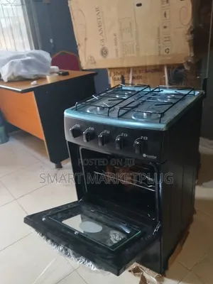 Glamstar 4 Burner Gas Cooker With Double Door Oven Door -GGC-50g-E