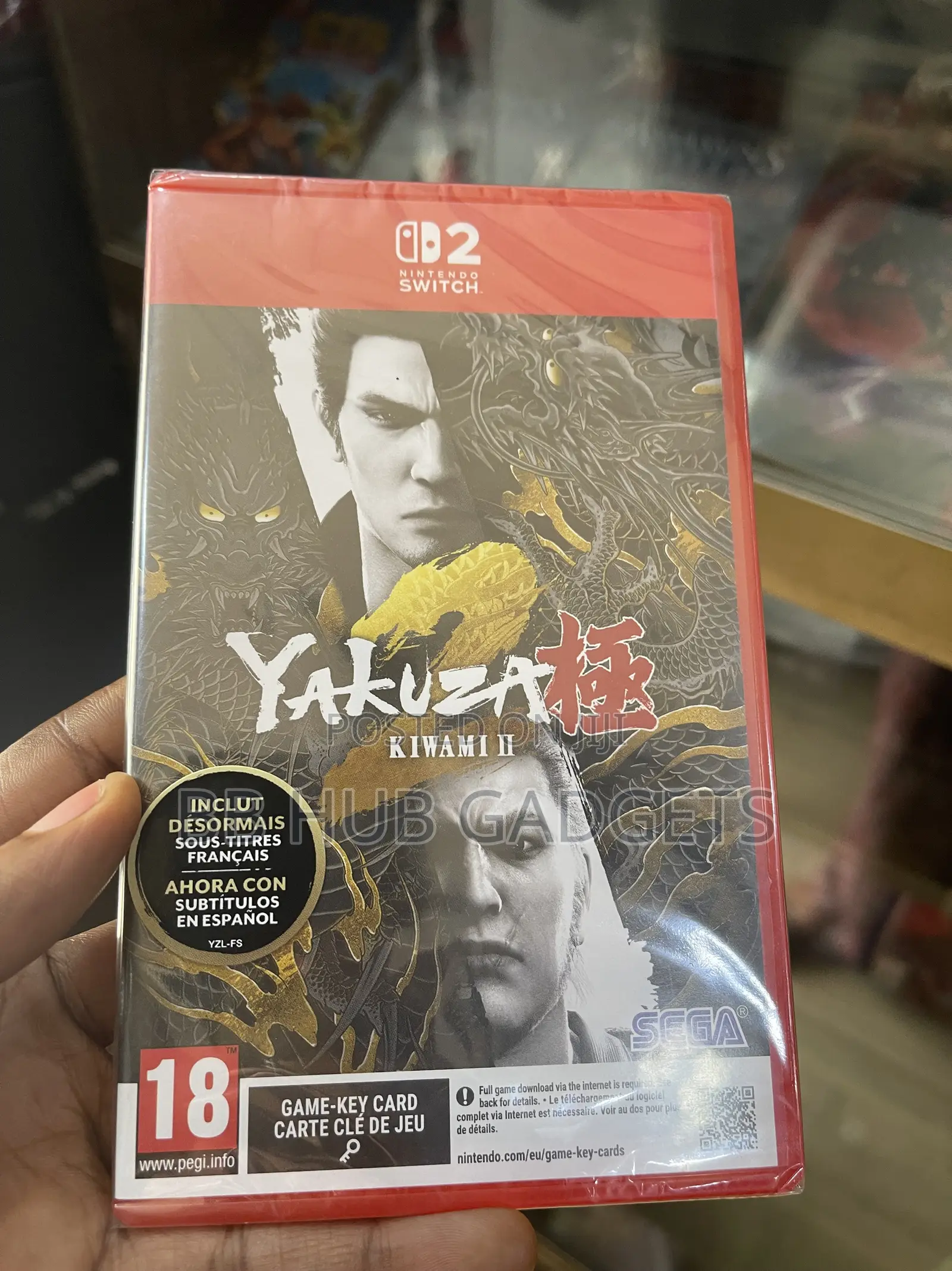 Nintendo Switch 2 Yakuza Kiwami 2 Cd