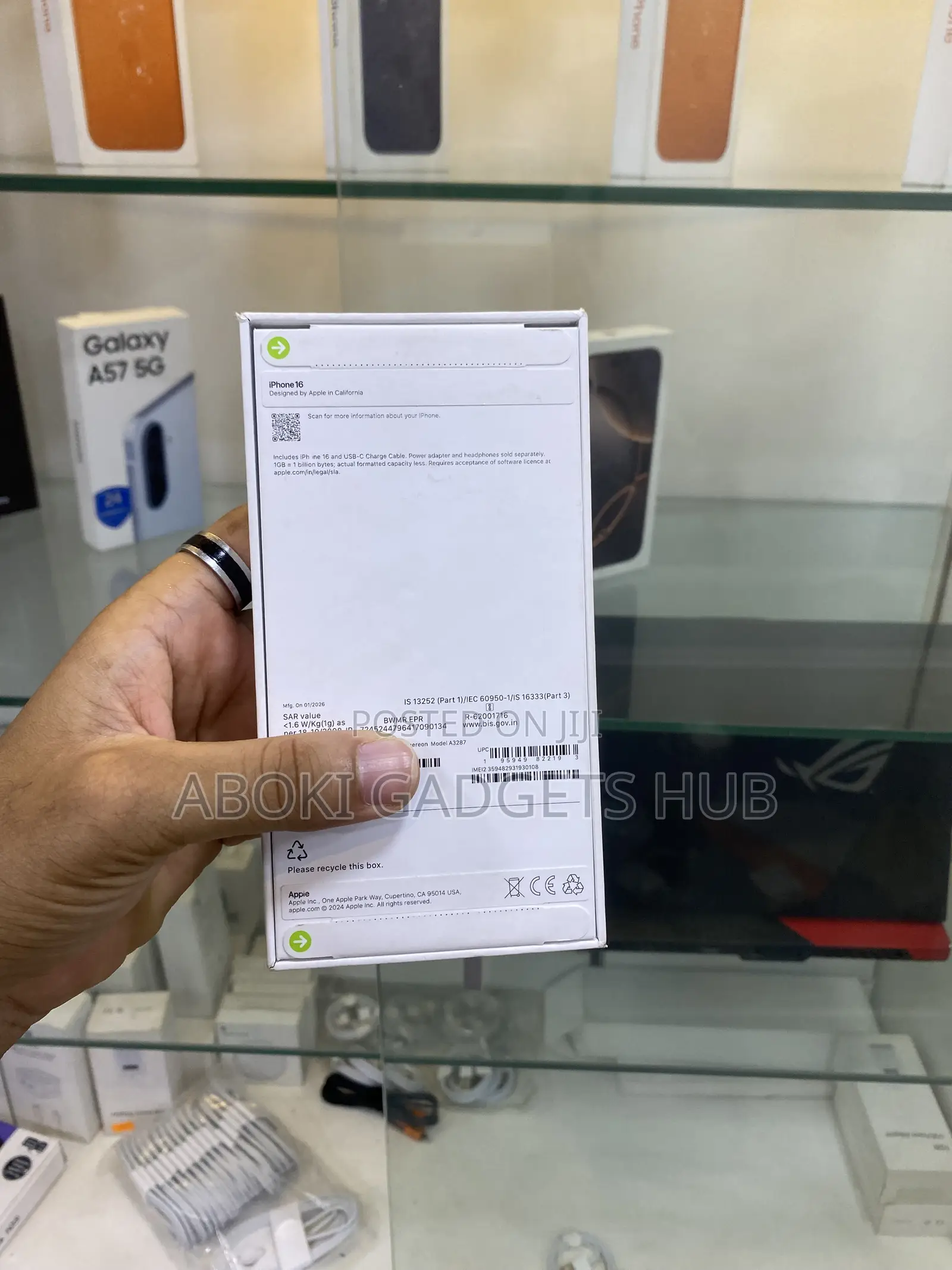New Apple iPhone 16 128 GB Pink