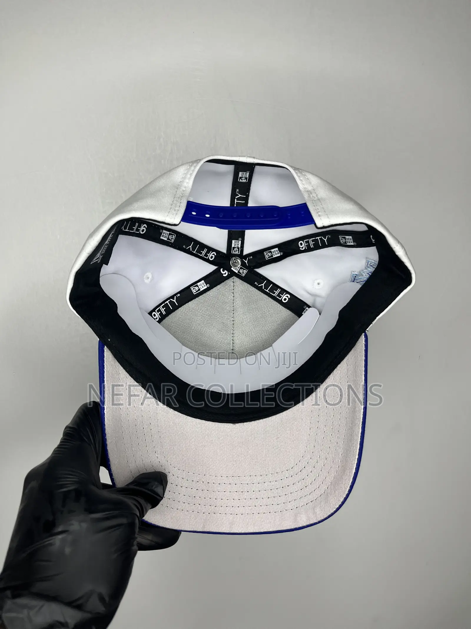 New Era Designer Face Cap - White Blue