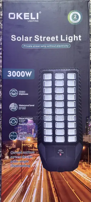 Okeli 3000w Solar Street Light