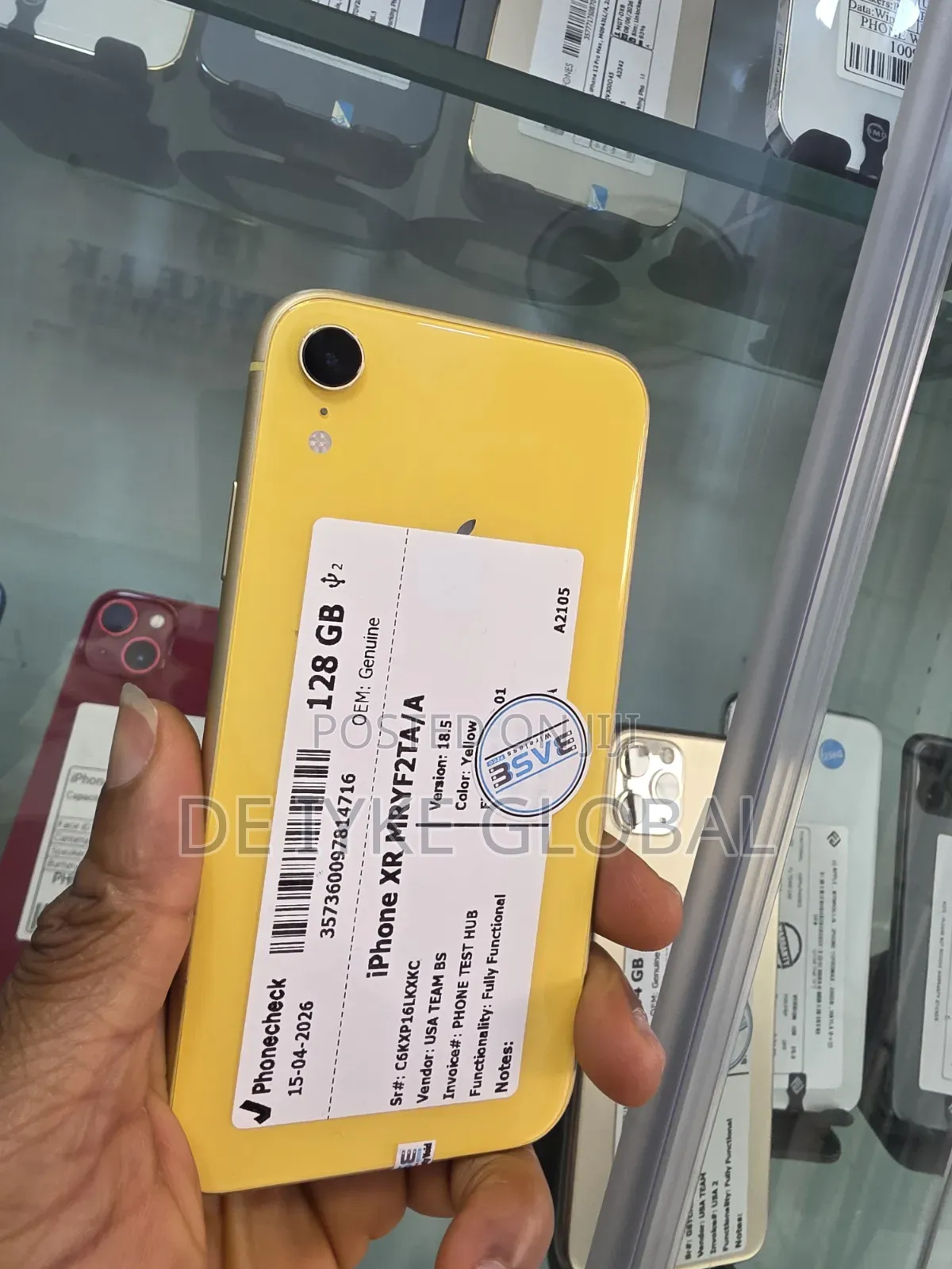 Apple iPhone XR 128 GB Yellow