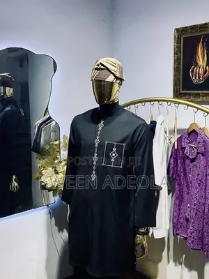 Men Native Wear With Monogram Design