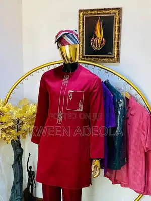 Men Native Wear With Monogram Design