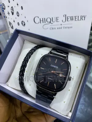 Casio Watch and Bracelet Set