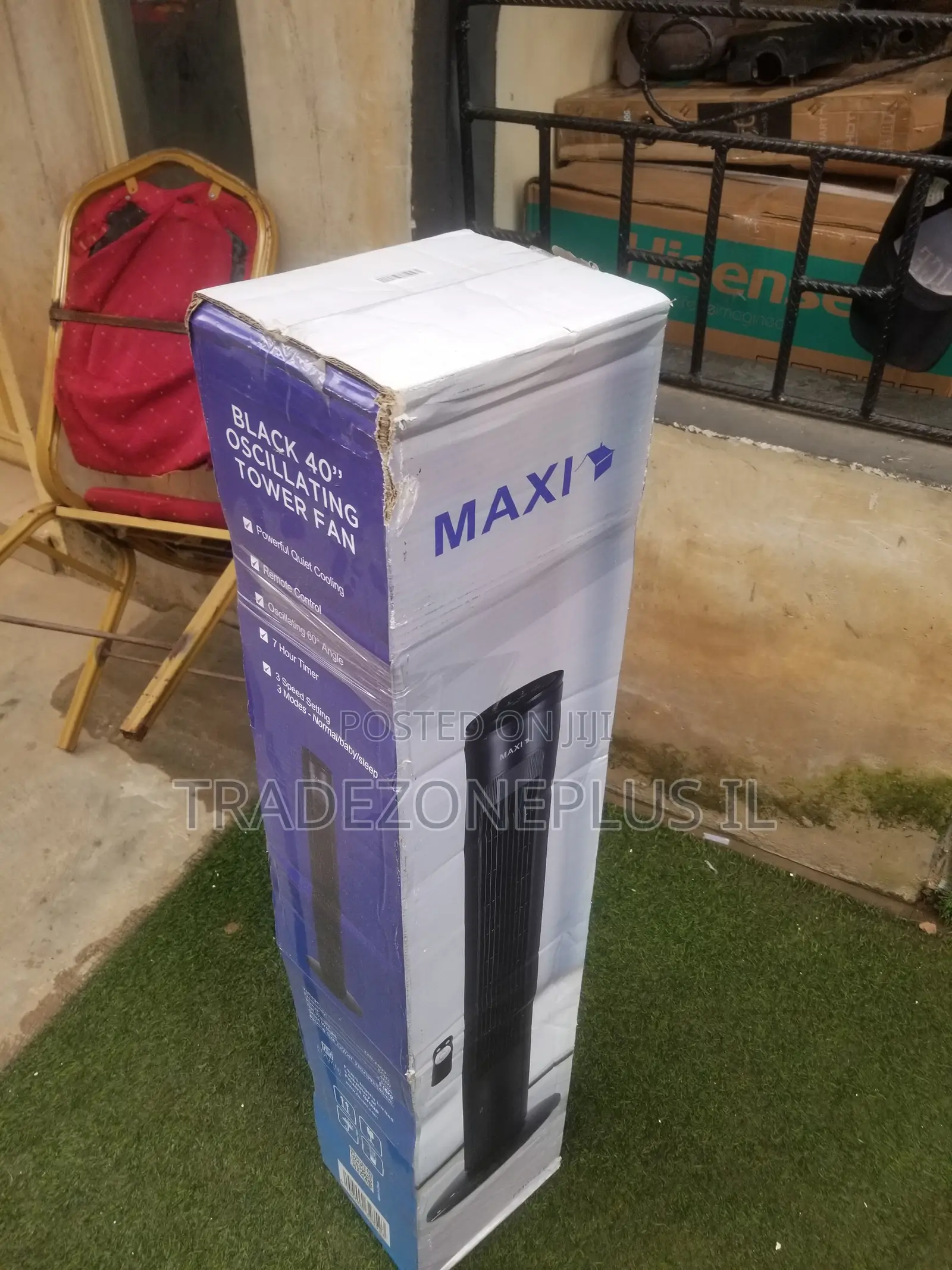 Space Efficient MAXI Oscillating Fan