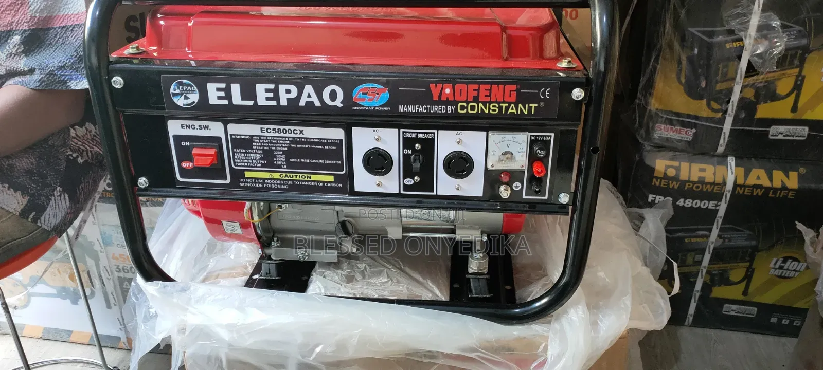 3.5kva Elepaq Ec 5800cx