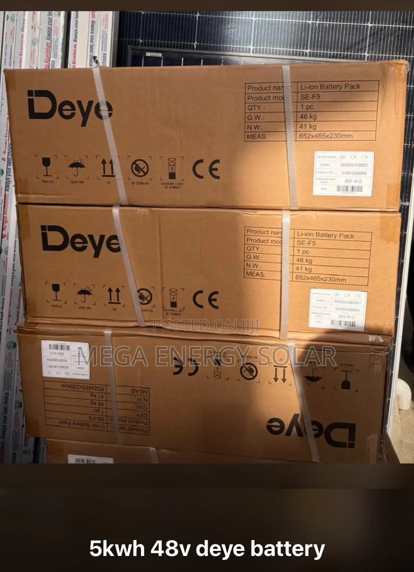 Deye Solar Lithium Battery 5kwh 51.2v