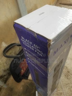 MAXI Slimline Tower Fan Black