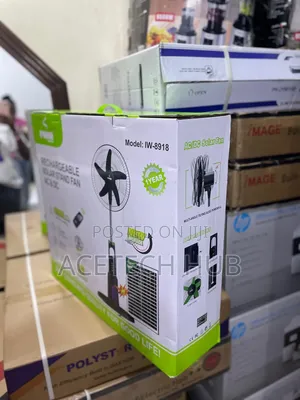 Best 18 Inch Rechargeable Fan With Solar Panel