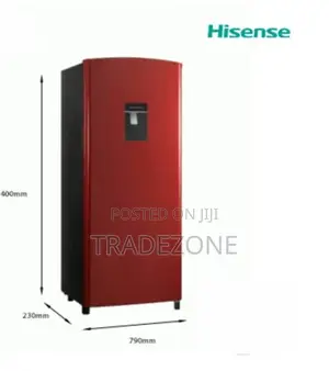 Hisense 176Liters Single Door Refrigerator Dispenser| REF RS230DR-WD