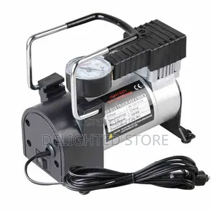 3mins Portable Air Pump Car Tire Inflator Single Cylinder 12v