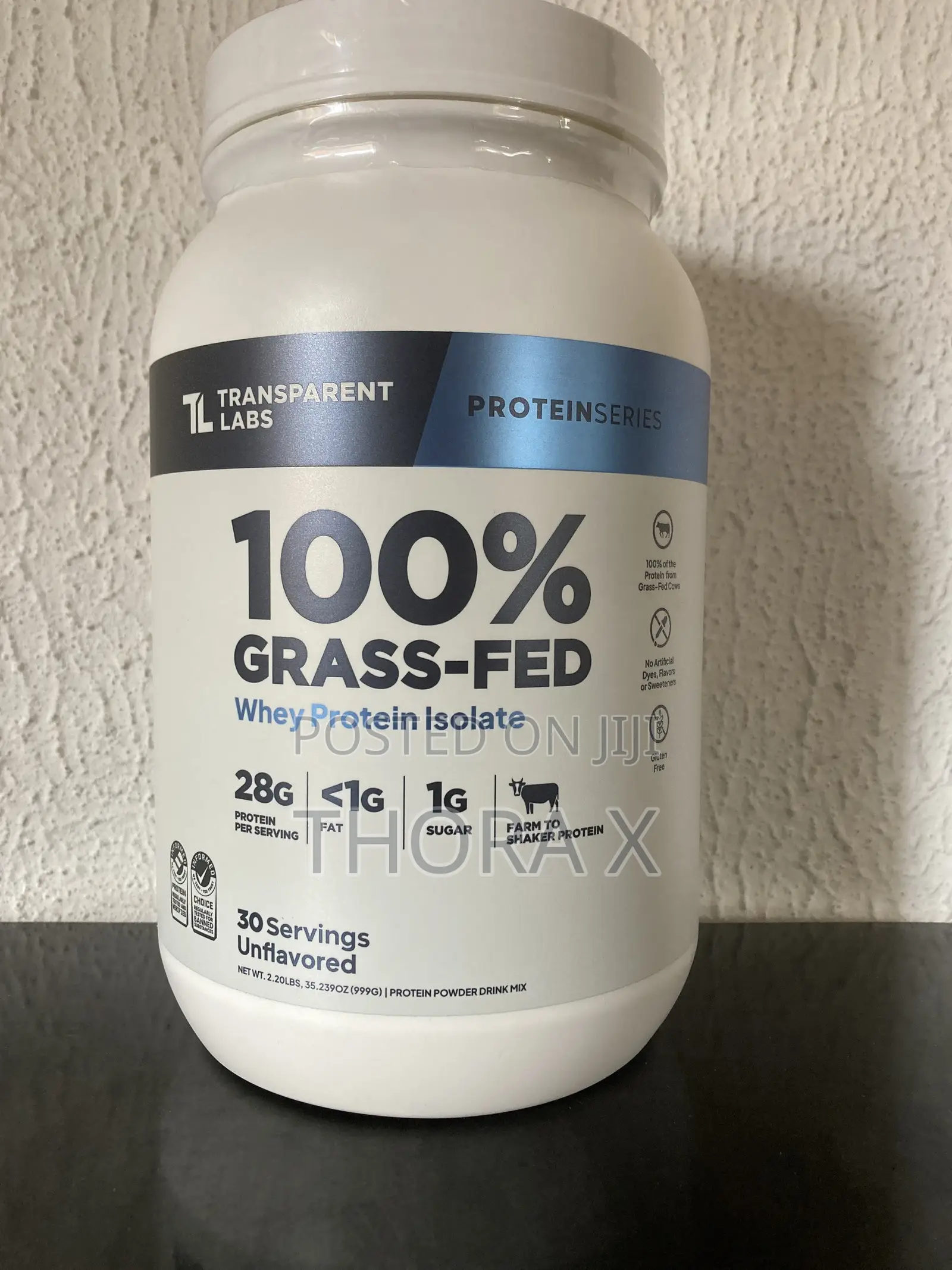 Transparent Labs Grass-Fed Whey Protein Isolate