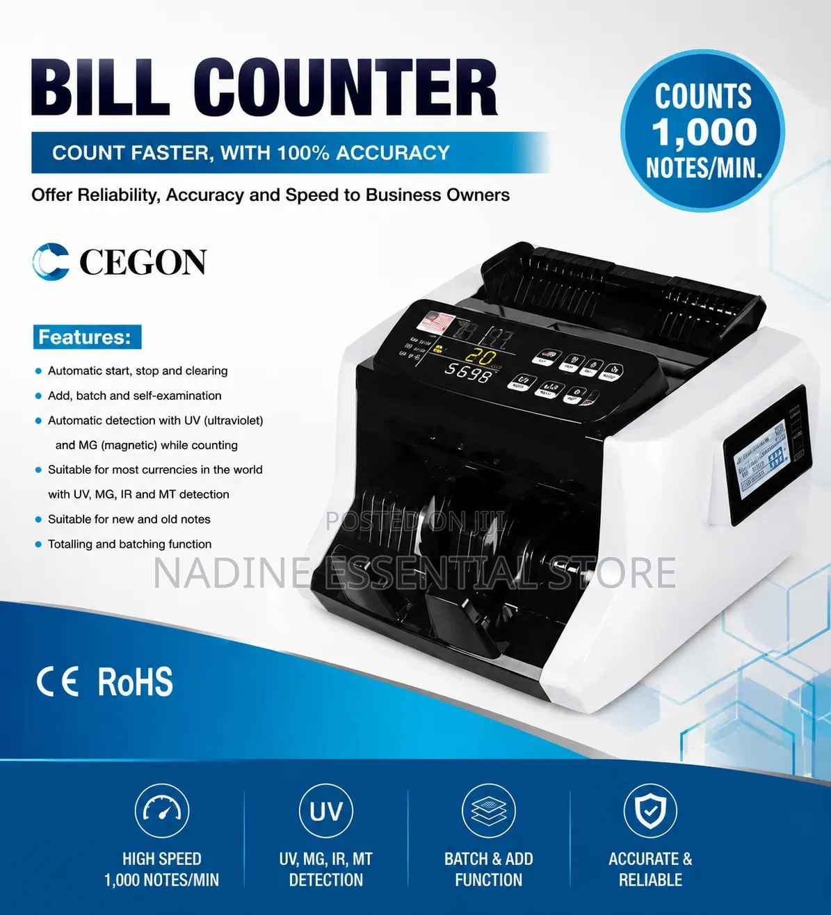 Cecon Bill Counter