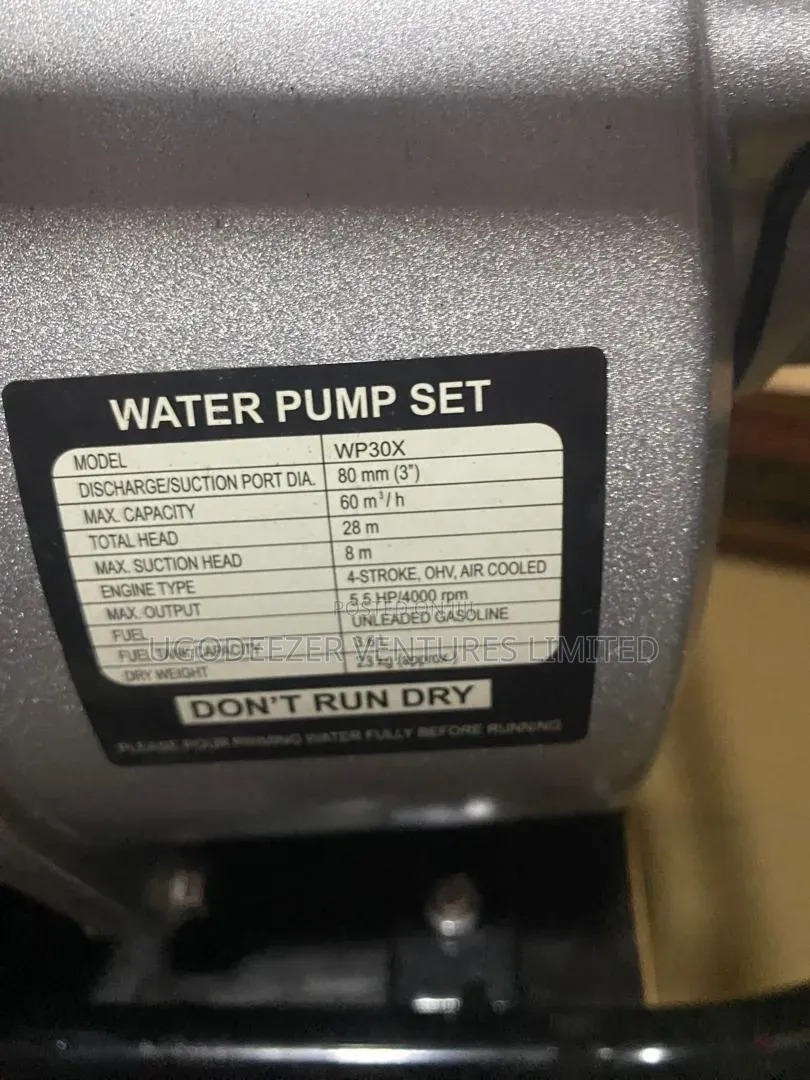 Water Pumping Machine