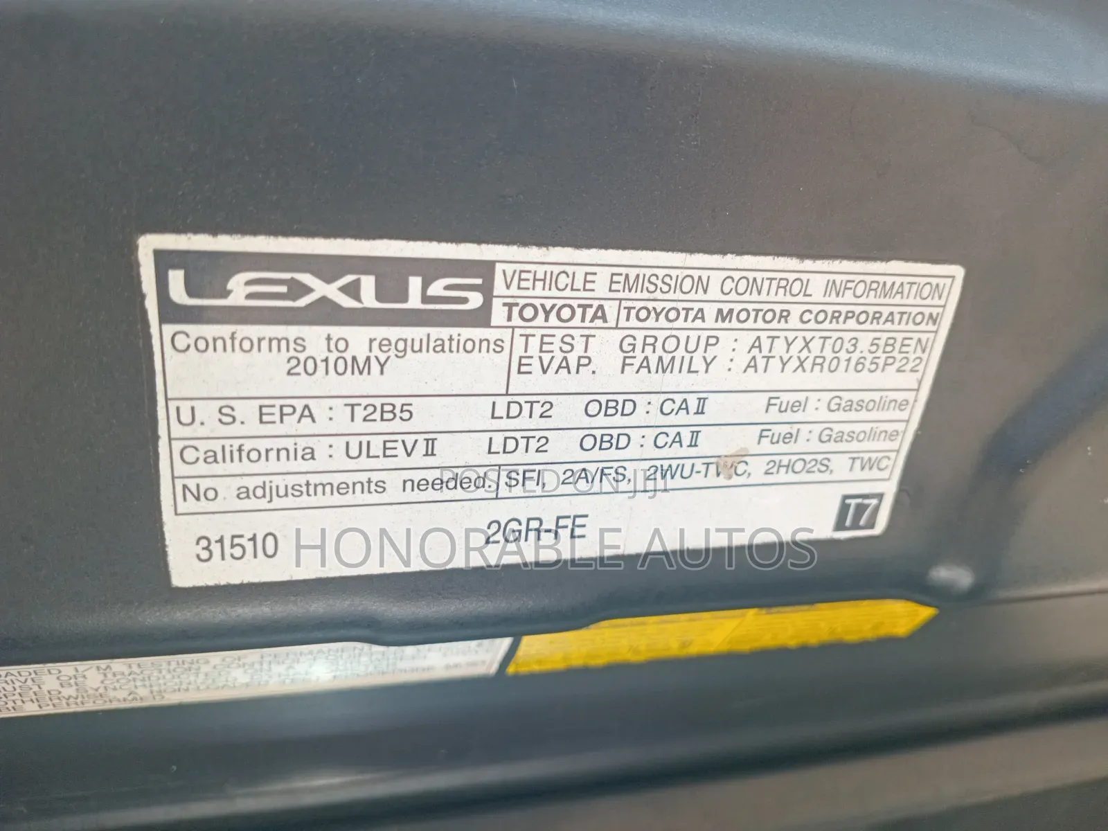 Lexus RX 2010 Black