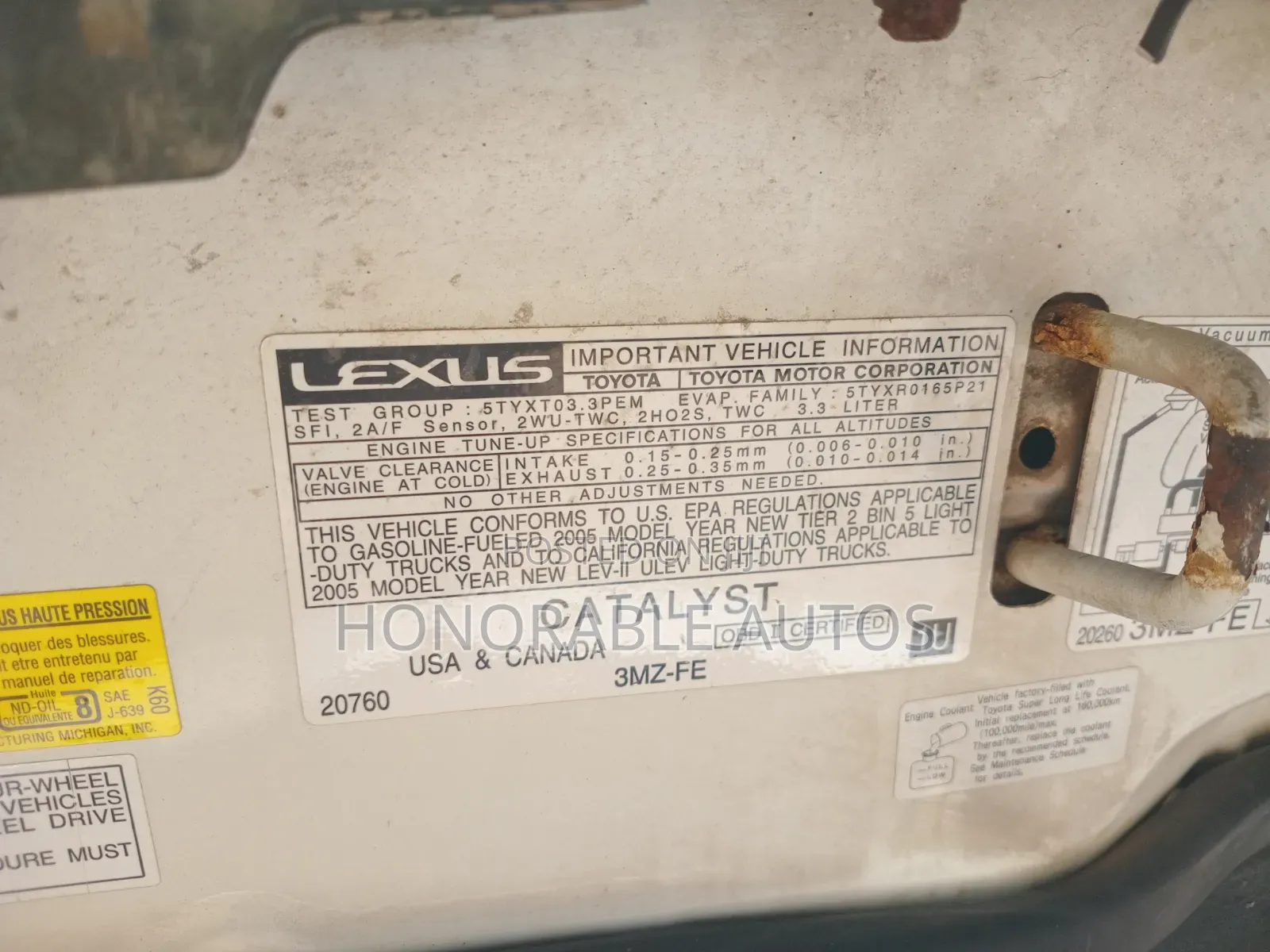 Lexus RX 2005 White