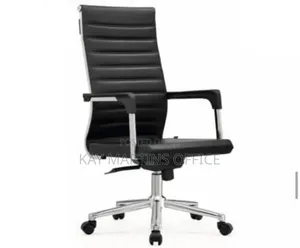 A Unique Quality Leather Chair With High Back