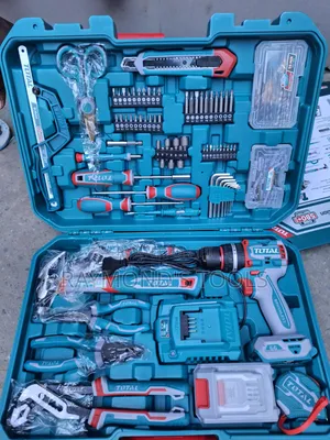 166 PCS Total Tools Set With Cordless Impact Drill