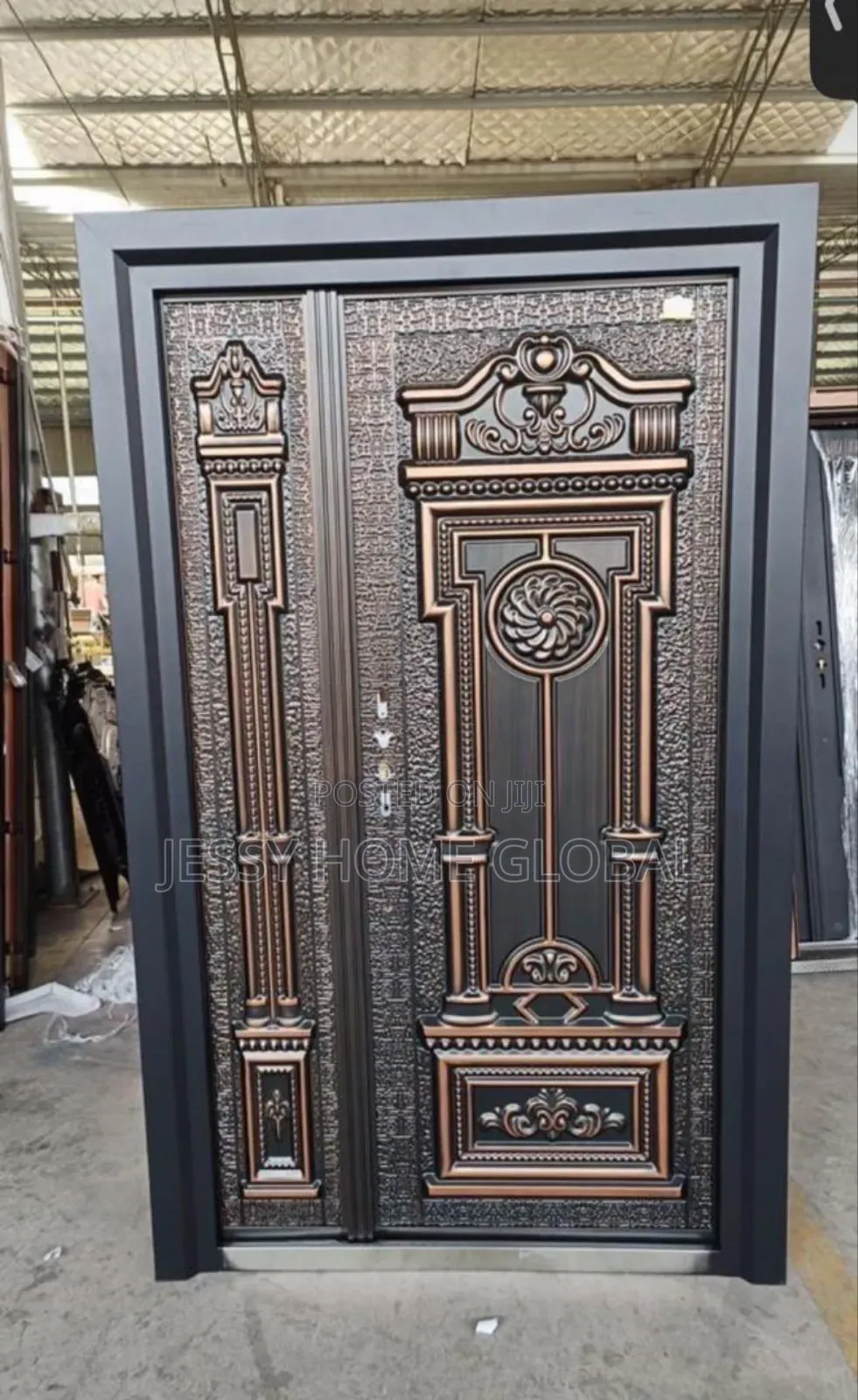 4ft Embossed Design Cast Door