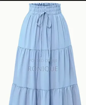 Women’s Cottage Tiered Maxi Skirt – Stylish Casual Long Skirt