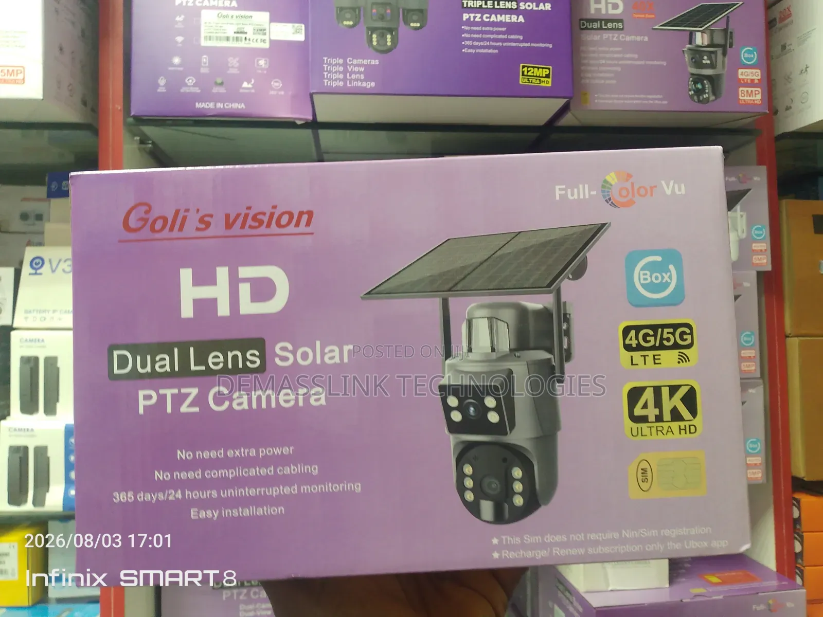PTZ Cameras Solar