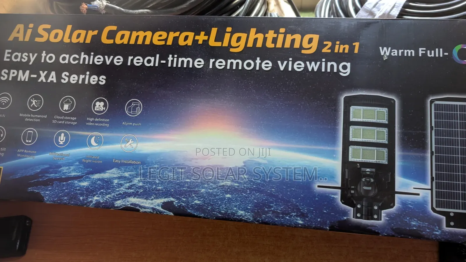 450w Ai Solar Camera Lights