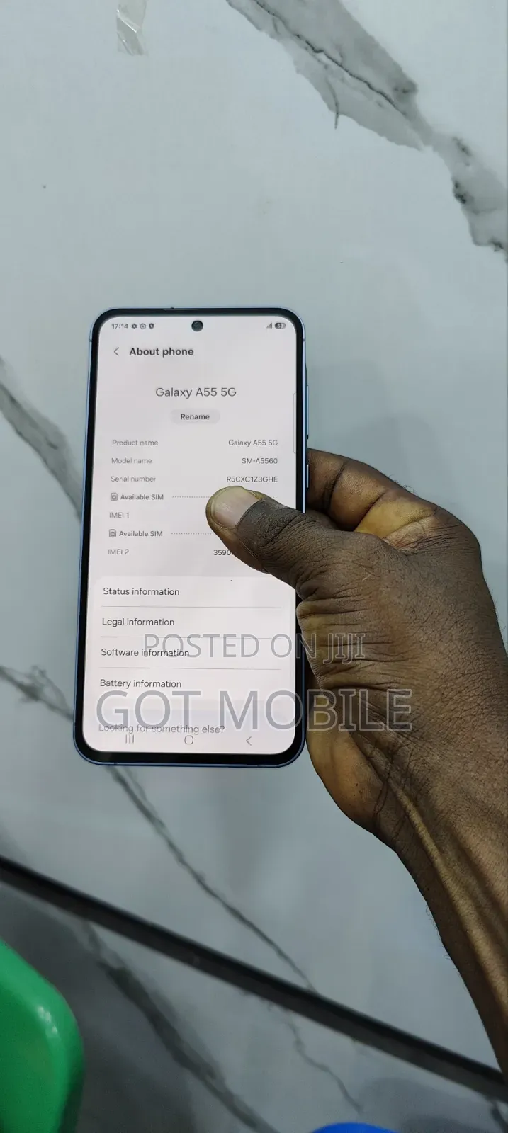 Samsung Galaxy A55 256 GB Black