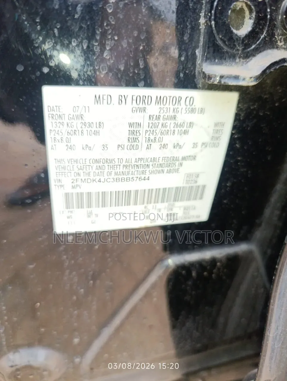 Ford Edge 2011 Black