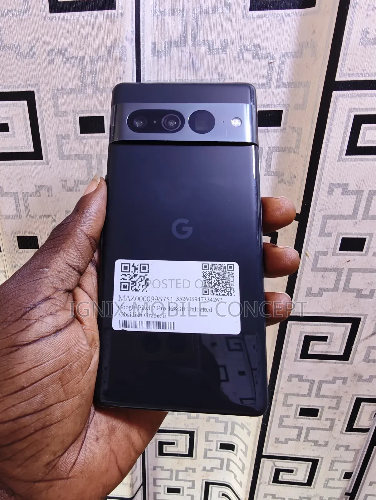 Google Pixel 7 Pro 128 GB Black