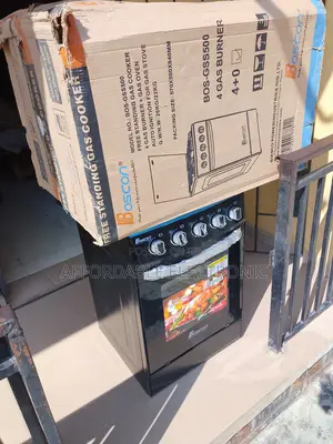 Boscon 4 Burner Gas Cooker With Powerful Burners