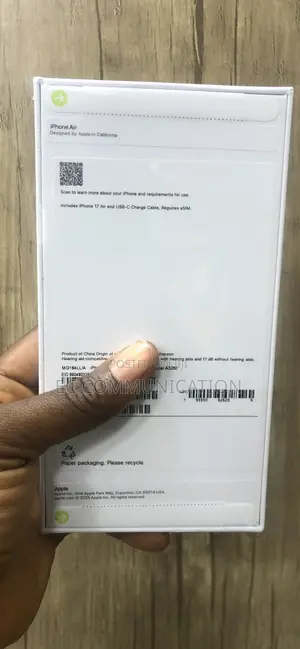 New Apple iPhone 17 256 GB Black
